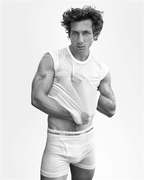 jermey allen white naked|Jeremy Allen White Strips Down to Model for Calvin Klein